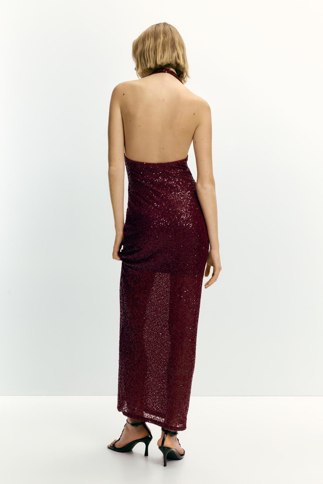 NEW YEAR'S EVE | MIDI DRESS WITH BACKLESS DESIGN