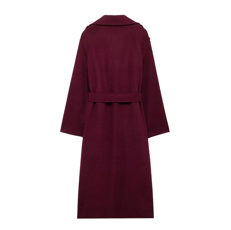 Ramona | Burgundy Coat