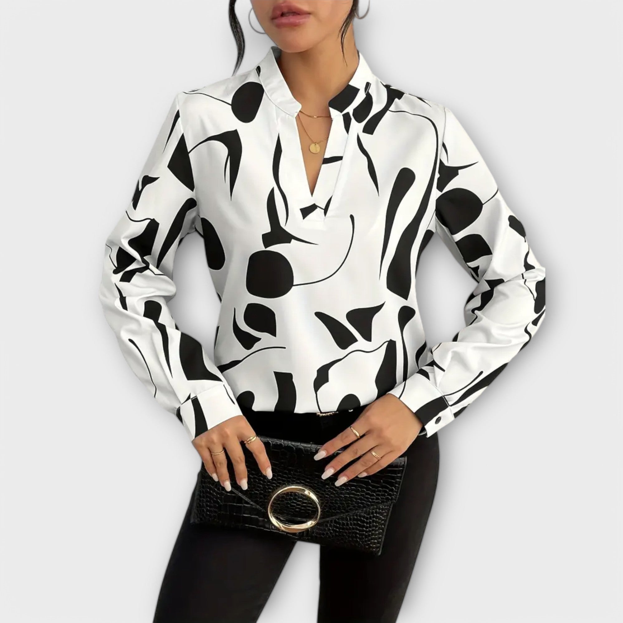 Elegant Lara™ Blouse with Pattern